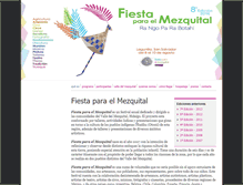 Tablet Screenshot of fiestaparaelmezquital.org